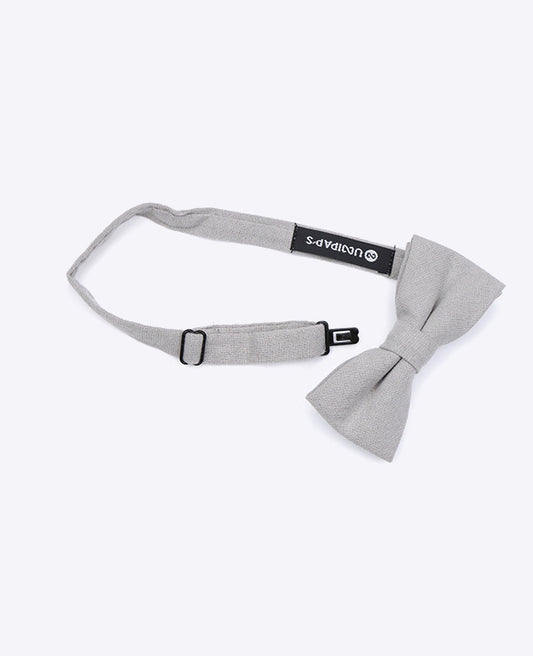 Noeud Papillon Gris n°3 Enfant en Coton «Edgard»