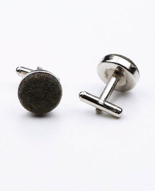 Boutons de Manchette Vert n°3 en Laine | Claude - Unipap's