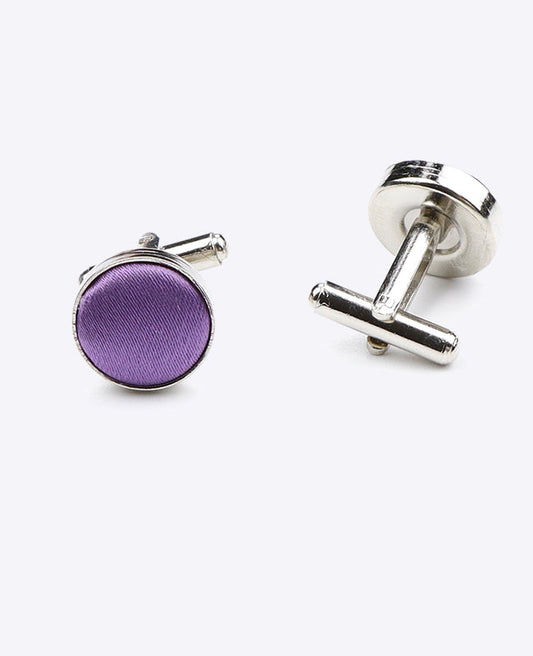 Boutons de Manchette Violet n°2 en Polyester | Jules - Unipap's