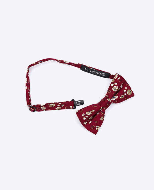 Noeud Papillon Liberty Rouge n°1 Enfant en Coton | Gaspard - Unipap's