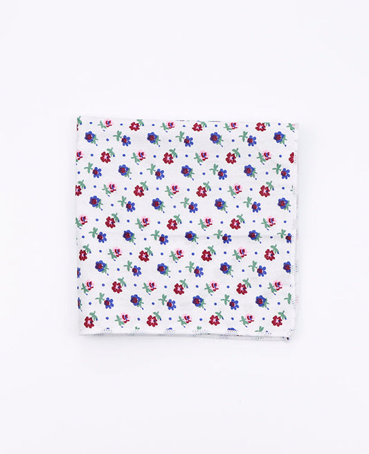Pochette de Costume Liberty Blanc n°1 en Coton | Gaspard - Unipap's