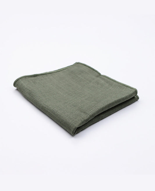 Pochette de Costume Vert n°3 Homme en Coton | Edgard | Unipap's