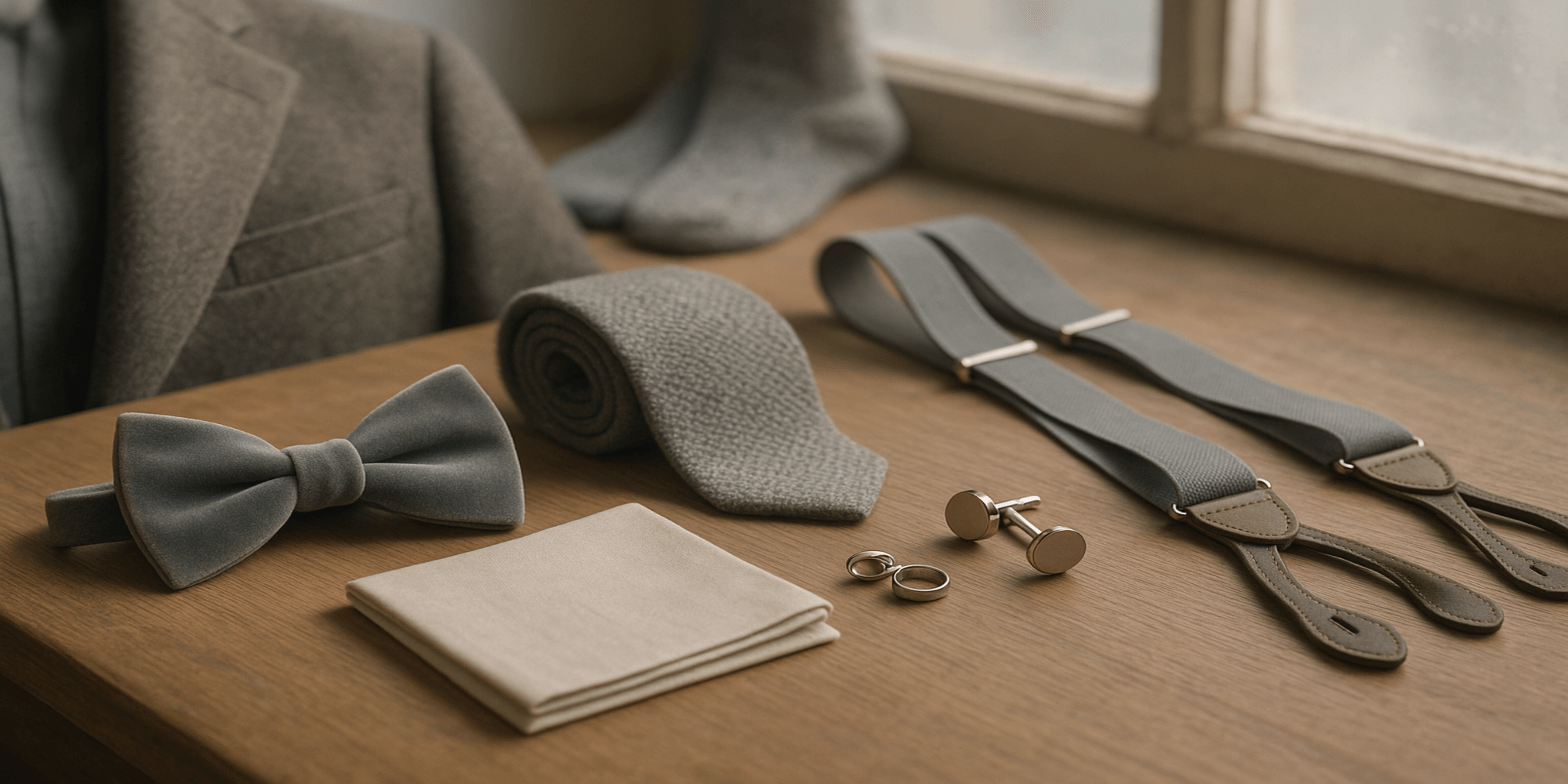 Pourquoi les accessoires de costume gris sont-ils un choix élégant pour l’hiver ? Afbeelding
