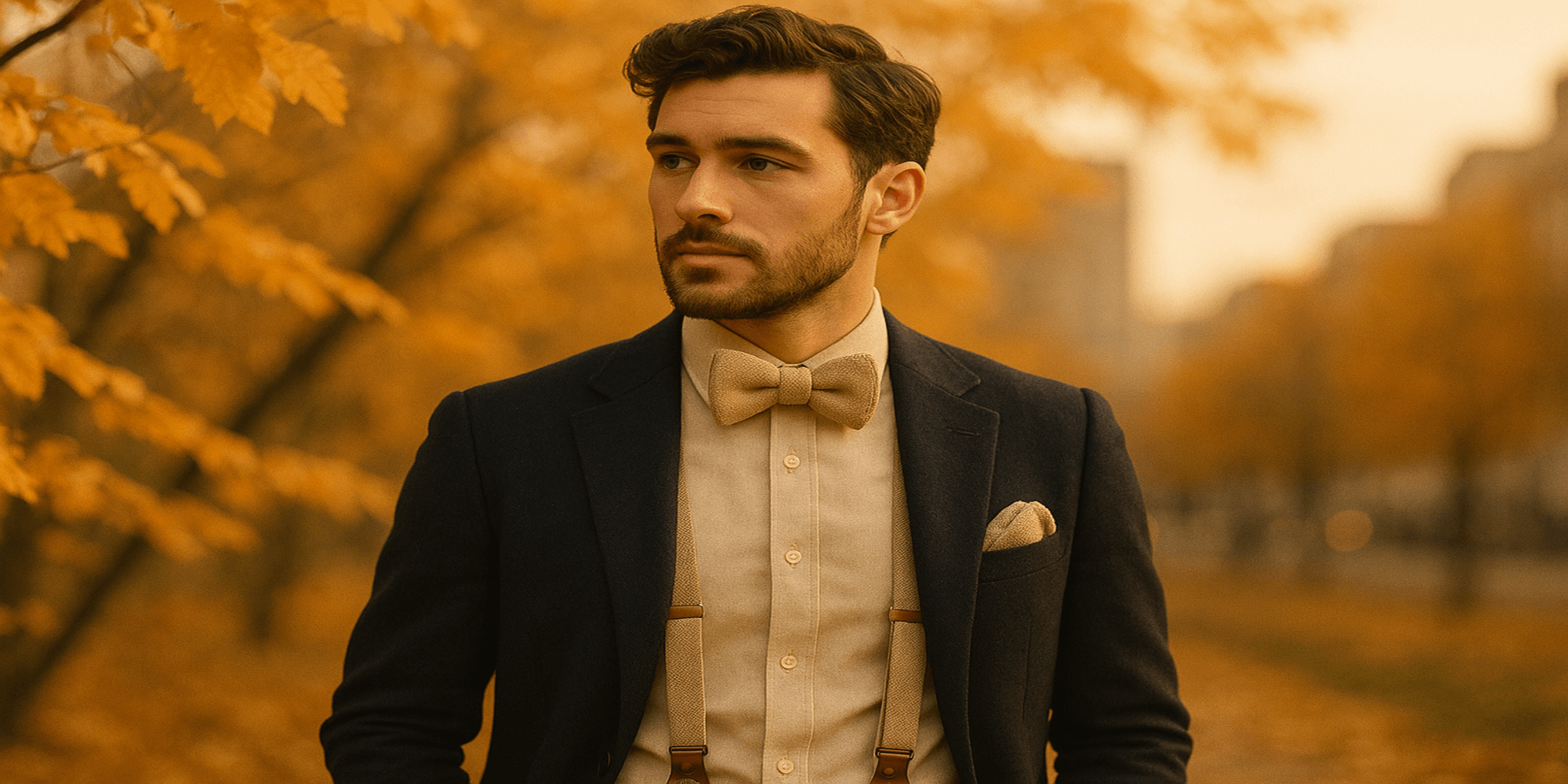 Pourquoi les accessoires de costume beige sont-ils parfaits pour l’automne ? Afbeelding