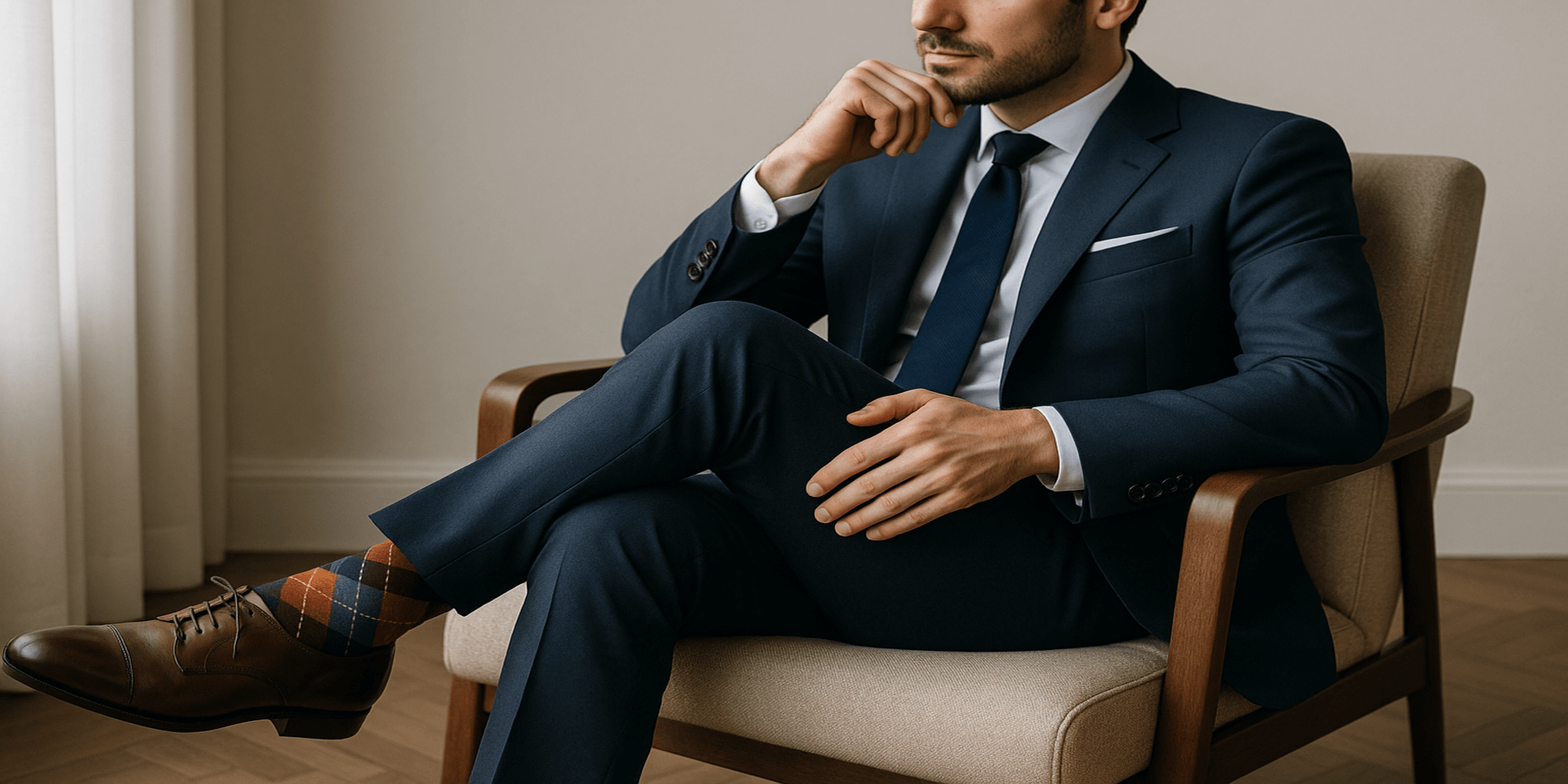 Comment choisir des chaussettes fantaisie pour un costume élégant ? Afbeelding