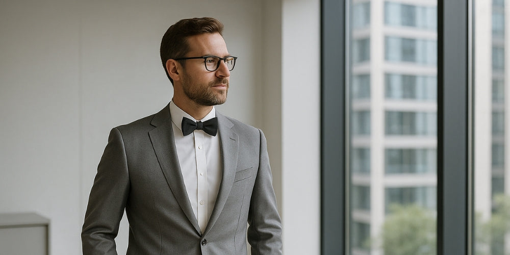 Comment porter le nœud papillon au bureau pour un look homme élégant Afbeelding