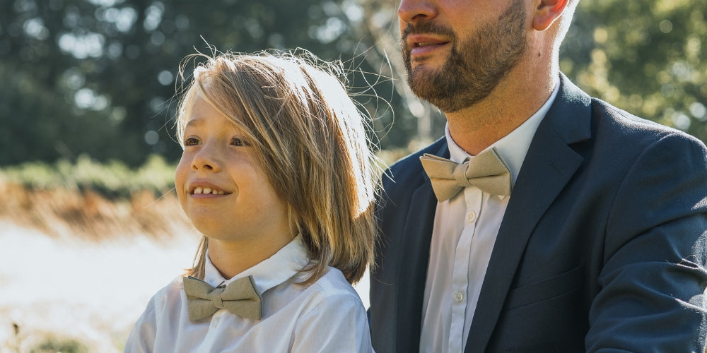 Nœud papillon en lin : comment le porter pour un look homme élégant en été ? Afbeelding