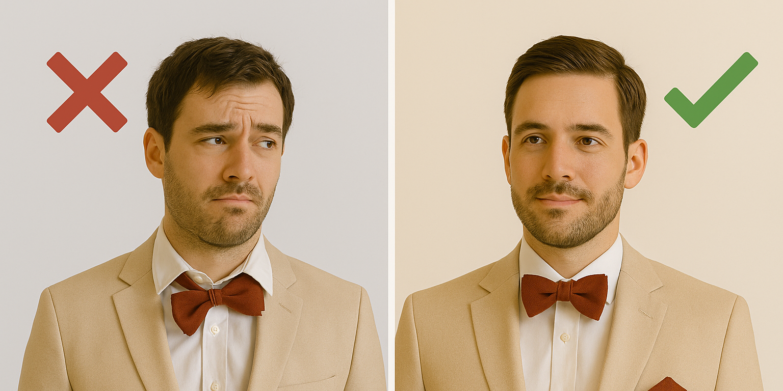5 erreurs à éviter quand on porte un nœud papillon pour un look homme élégant Afbeelding