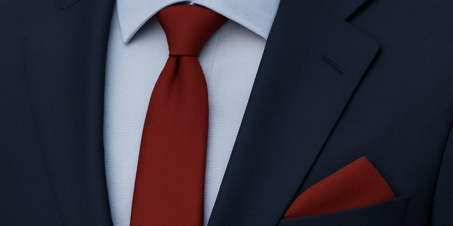 Comment assortir une pochette de costume à une cravate avec élégance ? Afbeelding