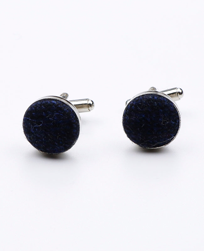 Manchetknopen Blauw nr.2 in Wol | Claude - Unipap's