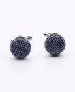 Manchetknopen Blauw nr.3 in Wol | Claude - Unipap's