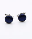 Manchetknopen Blauw nr.1 in Polyester | Georges - Unipap's
