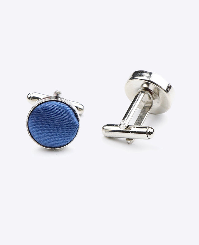 Manchetknopen Blauw nr.1 in Polyester | Jules - Unipap's
