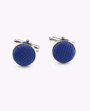 Manchetknopen Blauw nr.2 in Polyester 