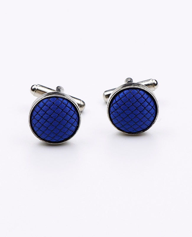 Manchetknopen Blauw nr.2 in Polyester | Martin - Unipap's
