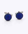 Manchetknopen Blauw nr.2 in Polyester | Martin - Unipap's