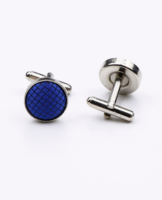 Manchetknopen Blauw nr.2 in Polyester | Martin - Unipap's