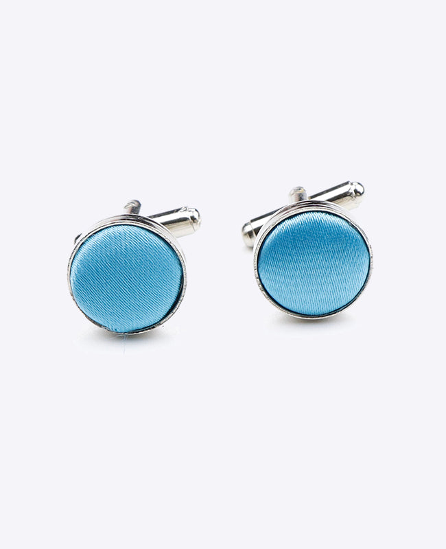 Manchetknopen Blauw nr.3 in Polyester | Jules - Unipap's