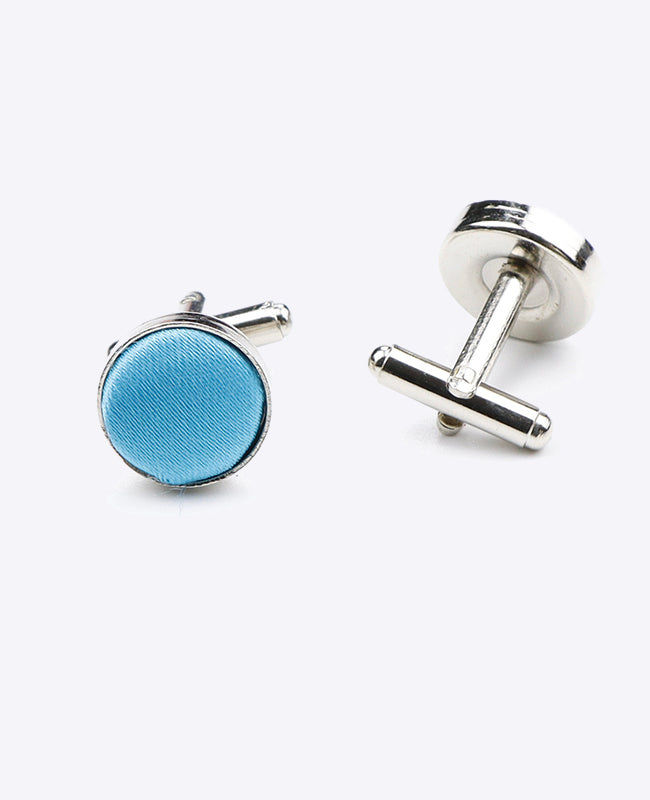 Manchetknopen Blauw nr.3 in Polyester | Jules - Unipap's