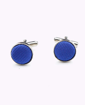 Manchetknopen Blauw nr.3 in Polyester 