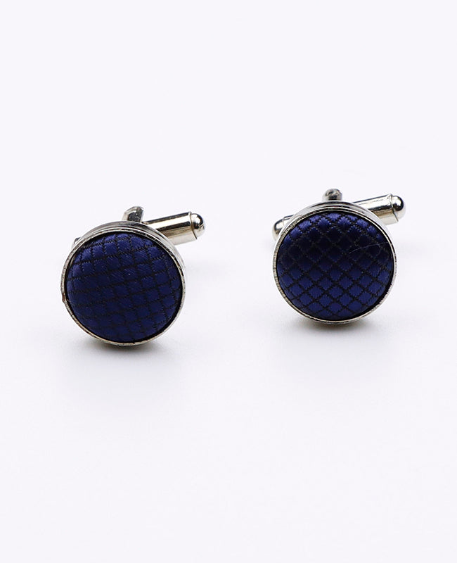 Manchetknopen Blauw nr.3 in Polyester | Martin - Unipap's