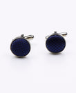 Manchetknopen Blauw nr.3 in Polyester | Martin - Unipap's