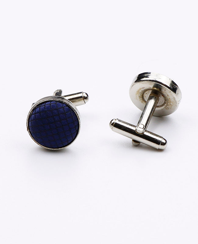 Manchetknopen Blauw nr.3 in Polyester | Martin - Unipap's