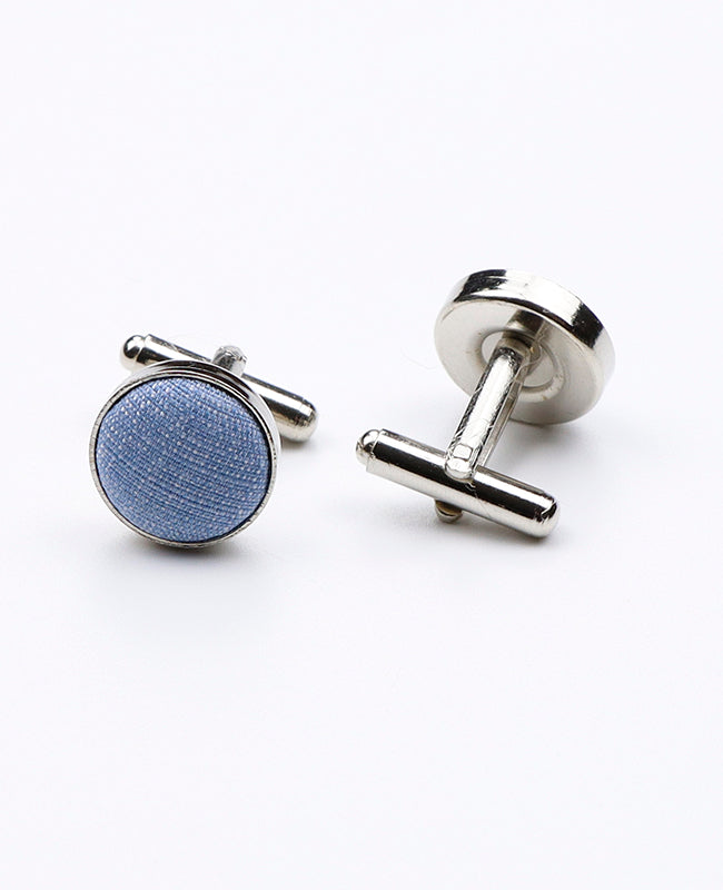 Manchetknopen Blauw nr.3 in Polyester | Octave - Unipap's
