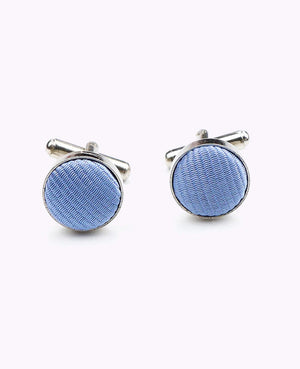 Manchetknopen Blauw nr.5 in Polyester 