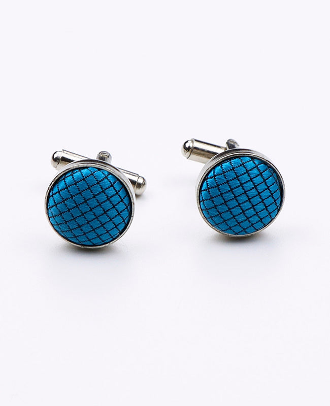 Manchetknopen Blauw nr.5 in Polyester | Martin - Unipap's