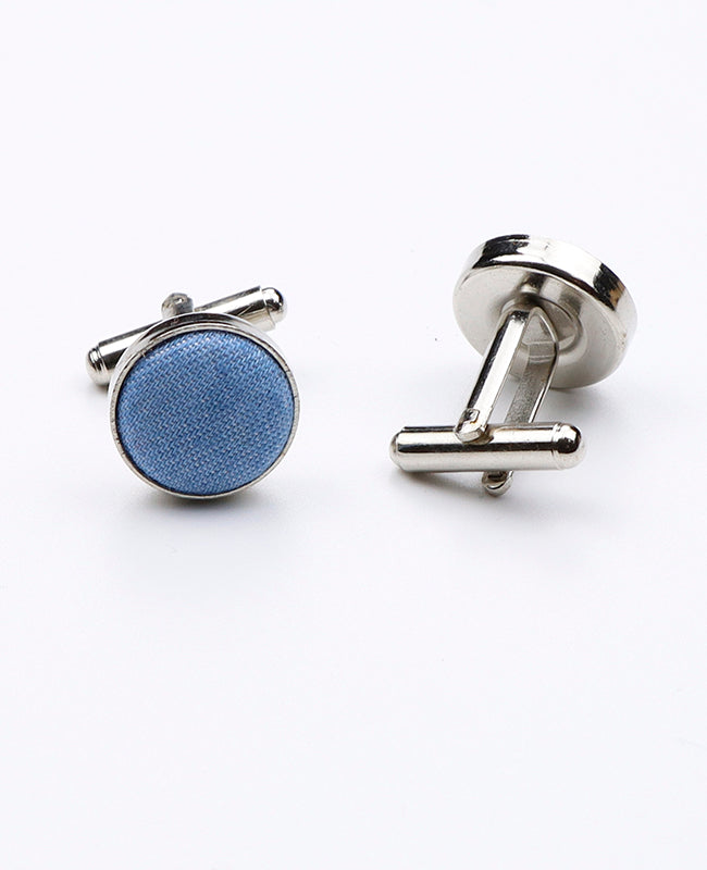 Manchetknopen Blauw nr.6 in Katoen | Edgard - Unipap's