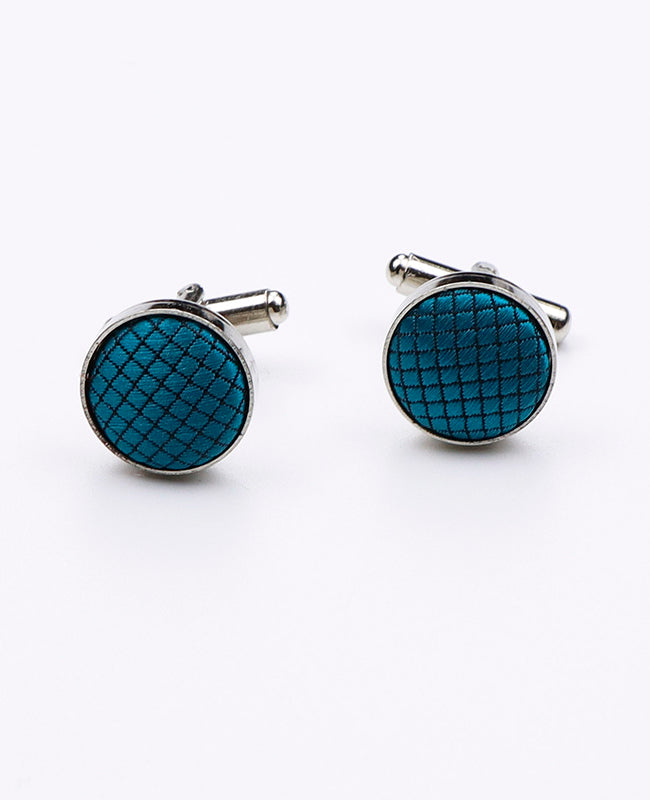 Manchetknopen Blauw nr.6 in Polyester | Martin - Unipap's