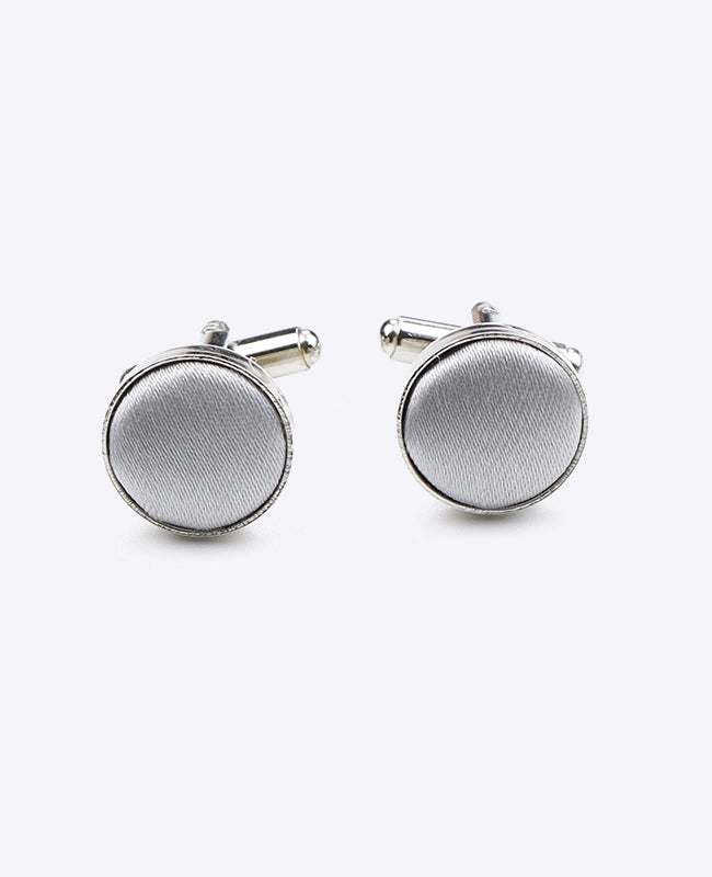 Manchetknopen Grijs in Polyester | Jules - Unipap's