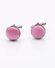 Manchetknopen Roze in Polyester | Georges - Unipap's