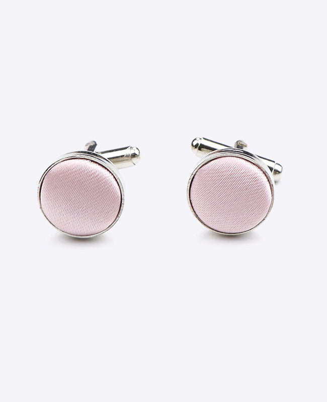 Boutons de Manchette Rose en Polyester | Jules - Unipap's