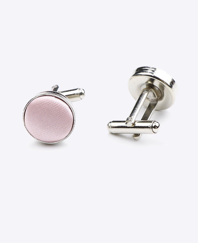 Manchetknopen Roze in Polyester | Jules - Unipap's