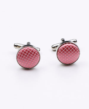Manchetknopen Roze nr.1 in Polyester | Martin - Unipap's