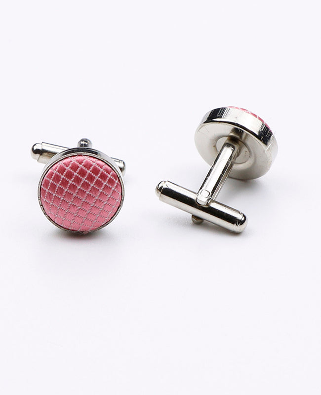 Manchetknopen Roze nr.1 in Polyester | Martin - Unipap's