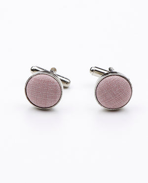 Manchetknopen Roze in Polyester | Octave - Unipap's