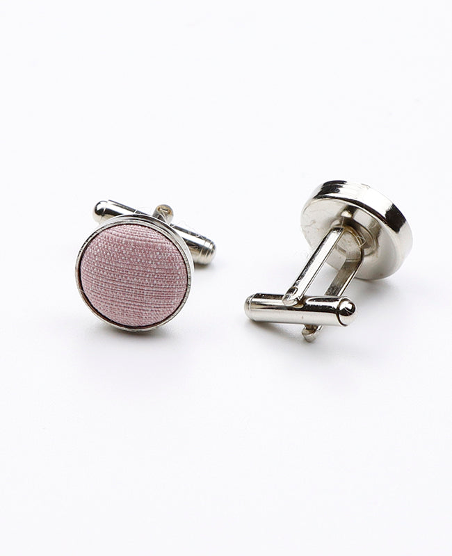 Manchetknopen Roze in Polyester | Octave - Unipap's