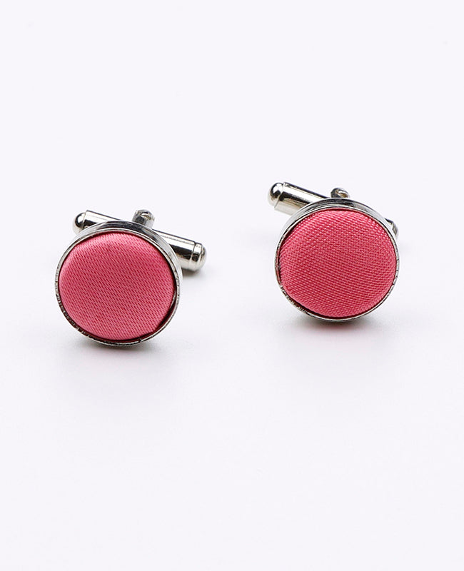 Manchetknopen Roze nr.2 in Polyester "Anatole"