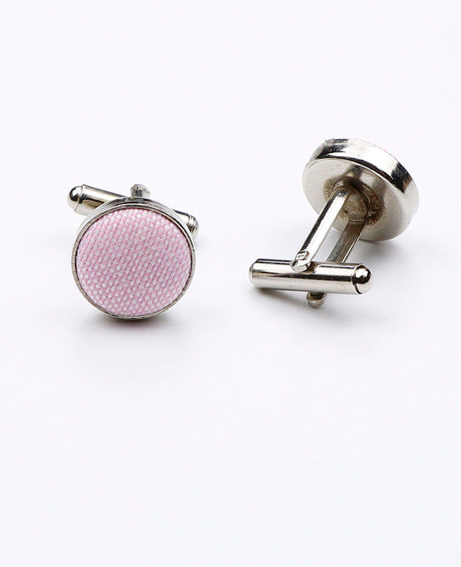 Boutons de Manchette Rose n°2 en Coton | Edgard - Unipap's
