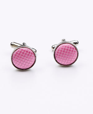 Manchetknopen Roze nr.2 in Polyester | Martin - Unipap's