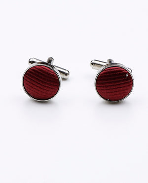 Manchetknopen Rood nr.1 in Polyester | Georges - Unipap's
