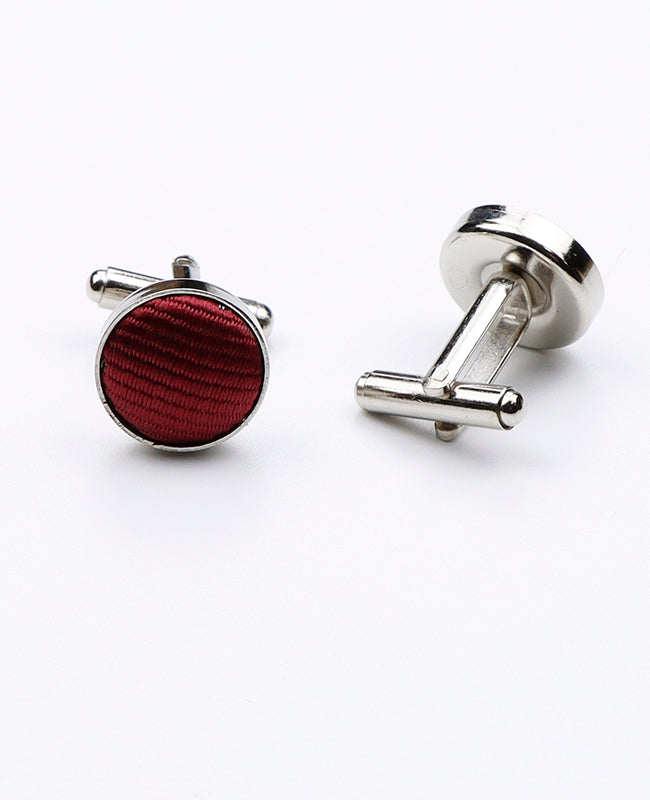 Manchetknopen Rood nr.1 in Polyester | Georges - Unipap's