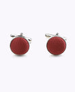 Manchetknopen Rood nr.1 in Polyester 