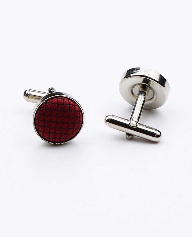 Manchetknopen Rood nr.1 in Polyester | Martin - Unipap's