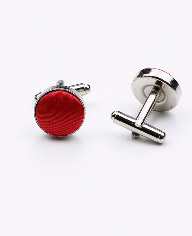 Manchetknopen Rood nr.2 in Polyester | Anatole - Unipap's