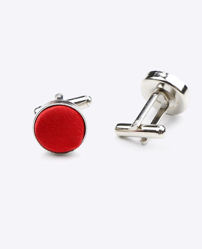 Manchetknopen Rood nr.2 in Polyester | Jules - Unipap's