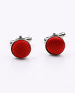 Manchetknopen Rood nr.2 in Polyester | Martin - Unipap's